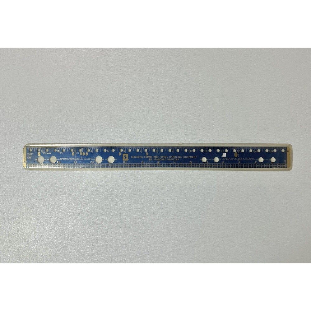 Standard Register Data Ruler for Forms, Forms Handling and Data Systems 16 Inch